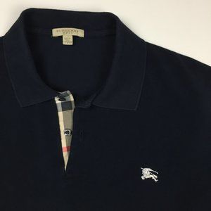 BURBERRY BRIT Check Placket Classic Fit Polo Shirt